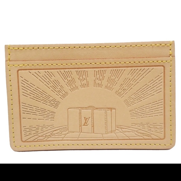 Louis Vuitton Card Case ID Holder Trunk Leather - Picture 2 of 15